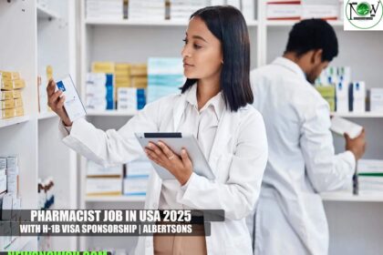 Pharmacist Job in USA 2025 with H-1B Visa Sponsorship | Albertsons