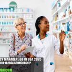 Pharmacy Manager Job in USA 2025 with H-1B Visa Sponsorship