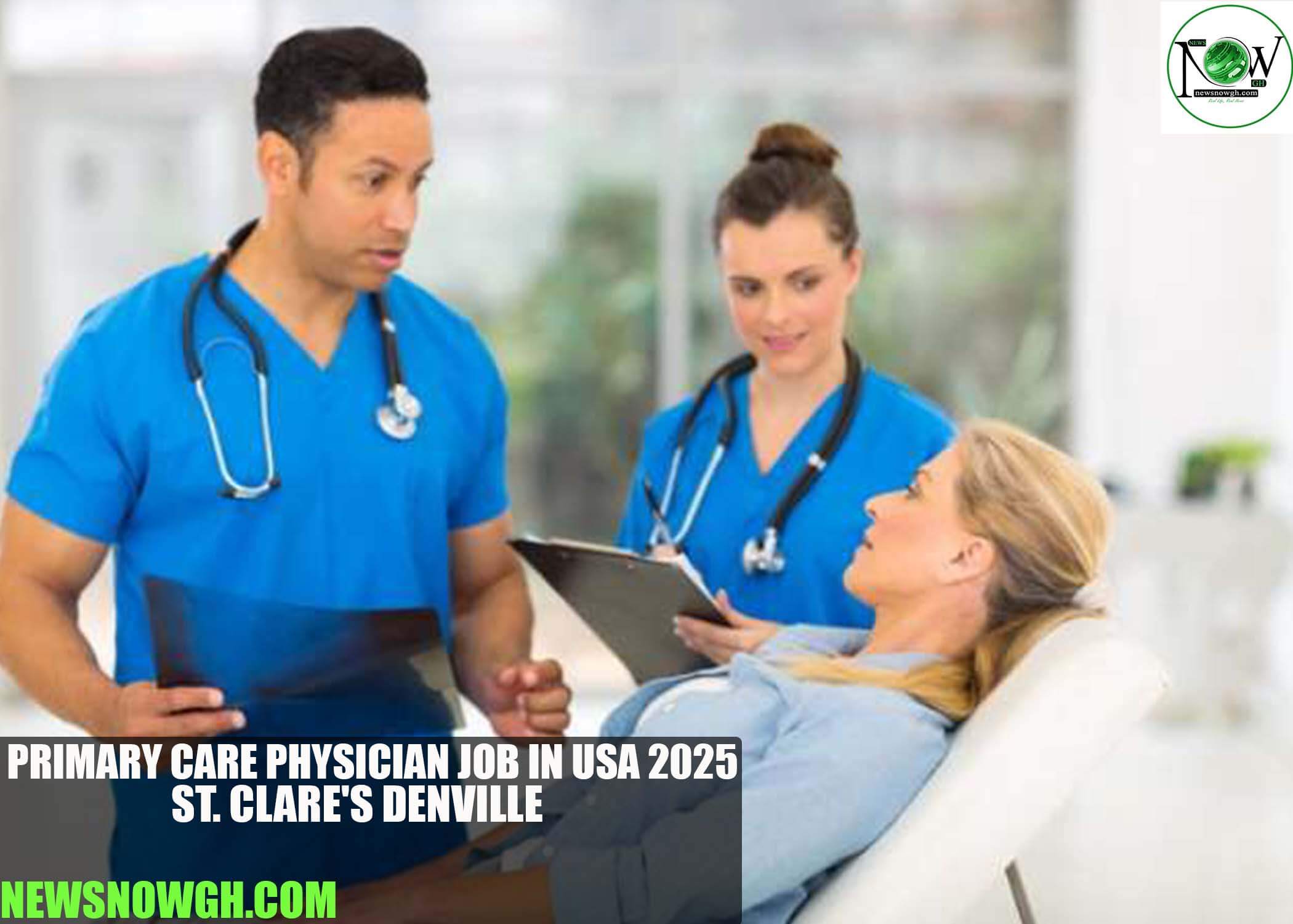 Primary Care Physician Job in USA 2025 | St. Clare's Denville