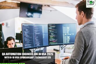 QA Automation Engineer Job in USA 2025 with H-1B Visa Sponsorship | TechAssist Ltd