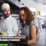 Restaurant Supervisor Job in Australia 2025 | Volcanos Steakhouse