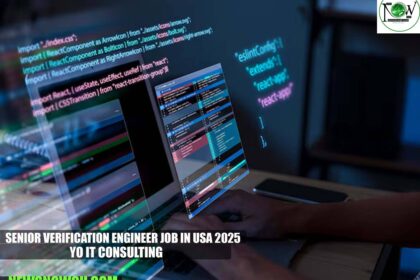 Senior Verification Engineer Job in USA 2025 | YO IT CONSULTING