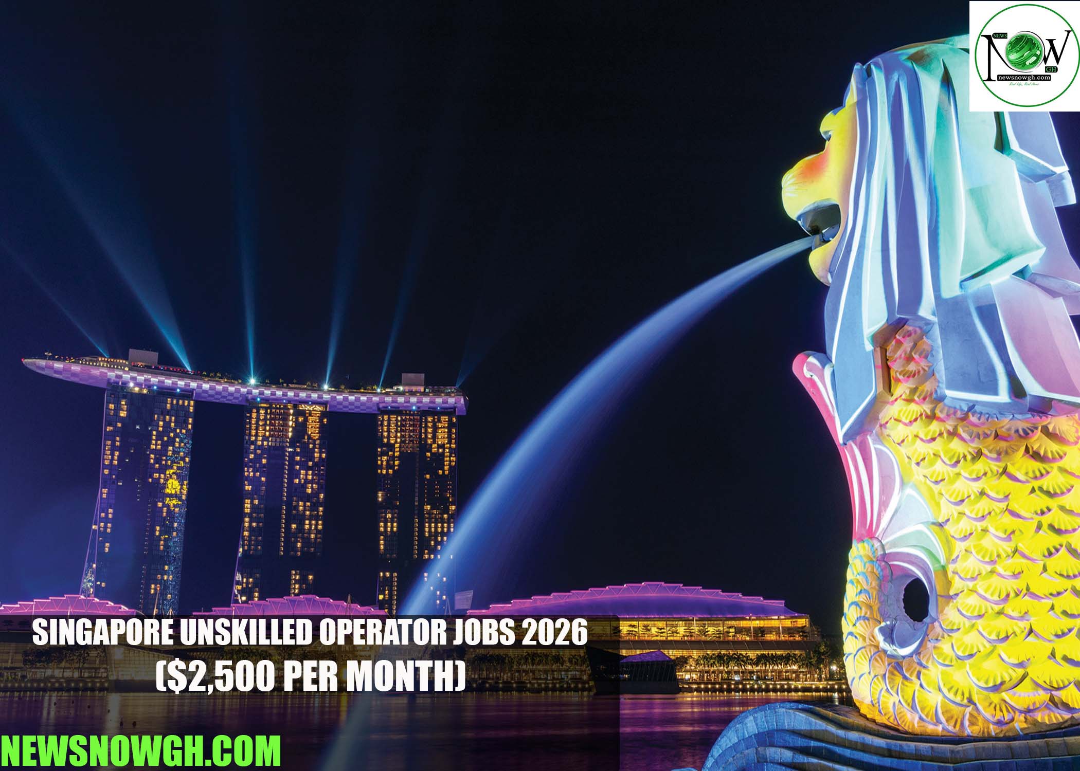 Singapore Unskilled Operator Jobs 2026