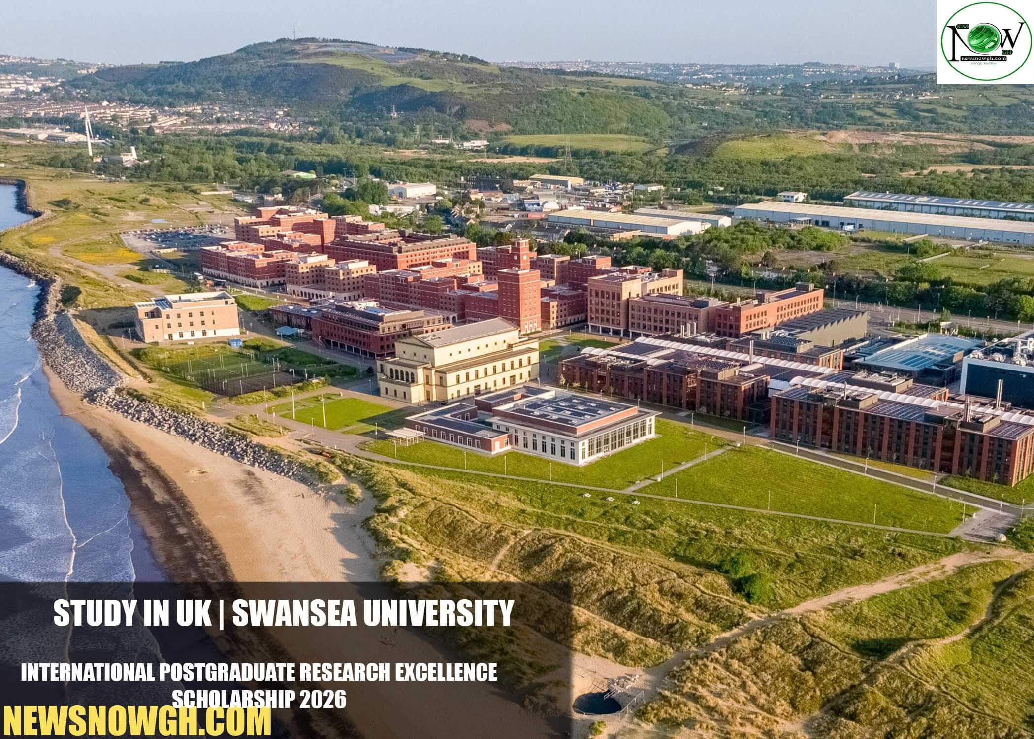 Swansea University International Postgraduate Research Excellence Scholarship