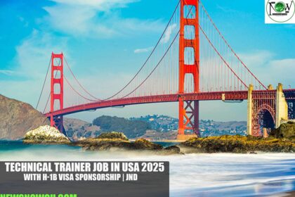 Technical Trainer Job in USA 2025 with H-1B Visa Sponsorship | JND