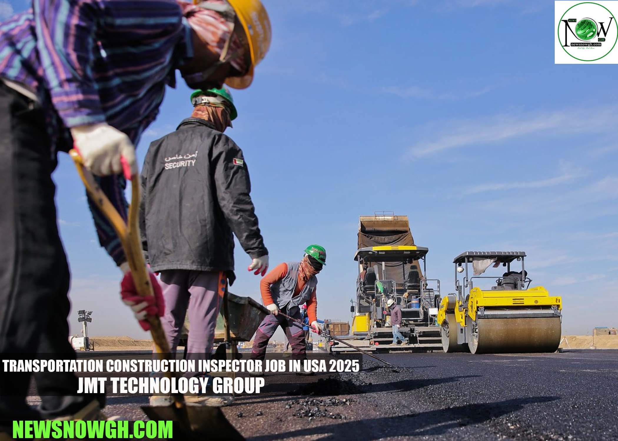 Transportation Construction Inspector Job in USA 2025 | JMT Technology Group