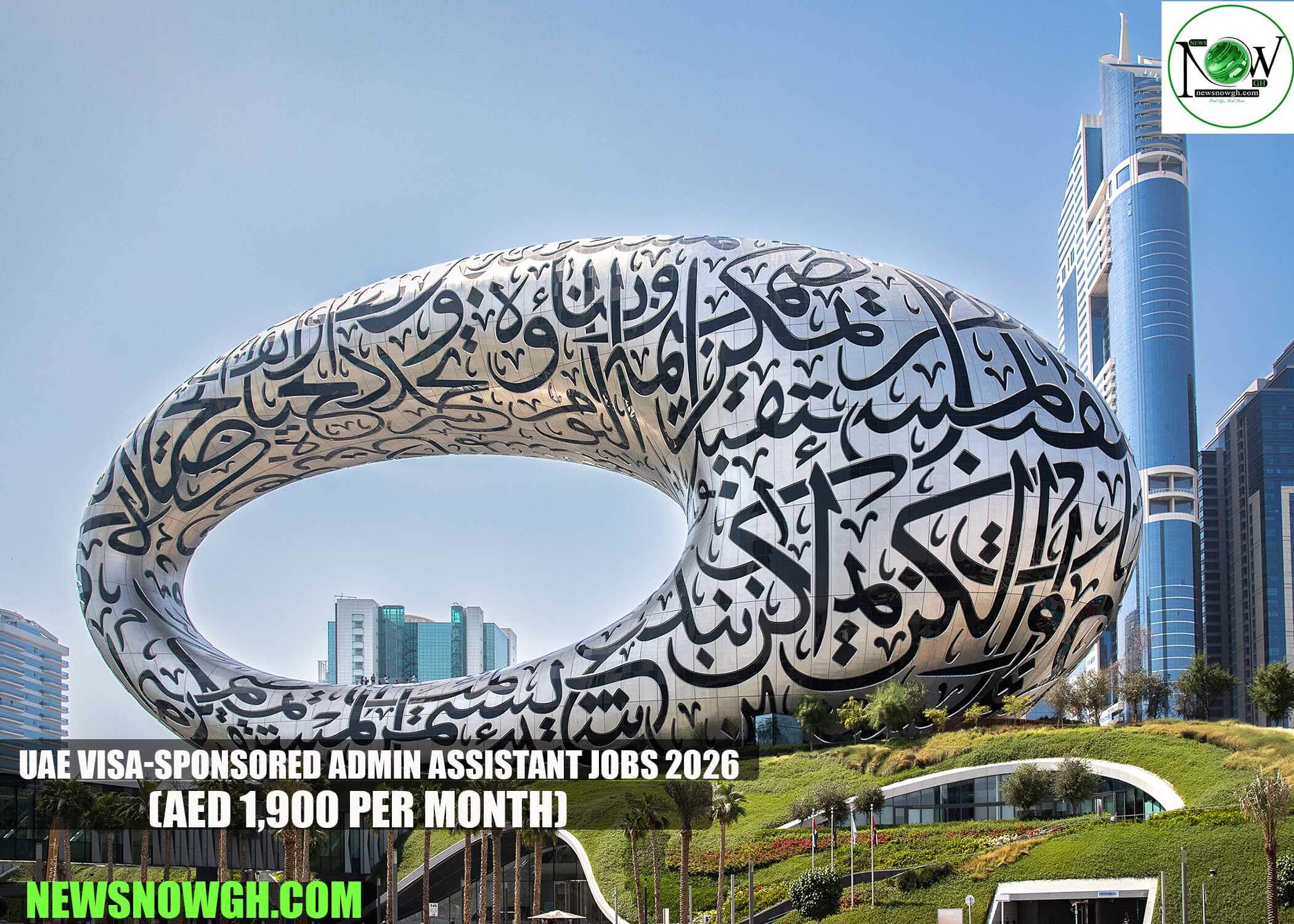 UAE Visa-Sponsored Admin Assistant Jobs 2026