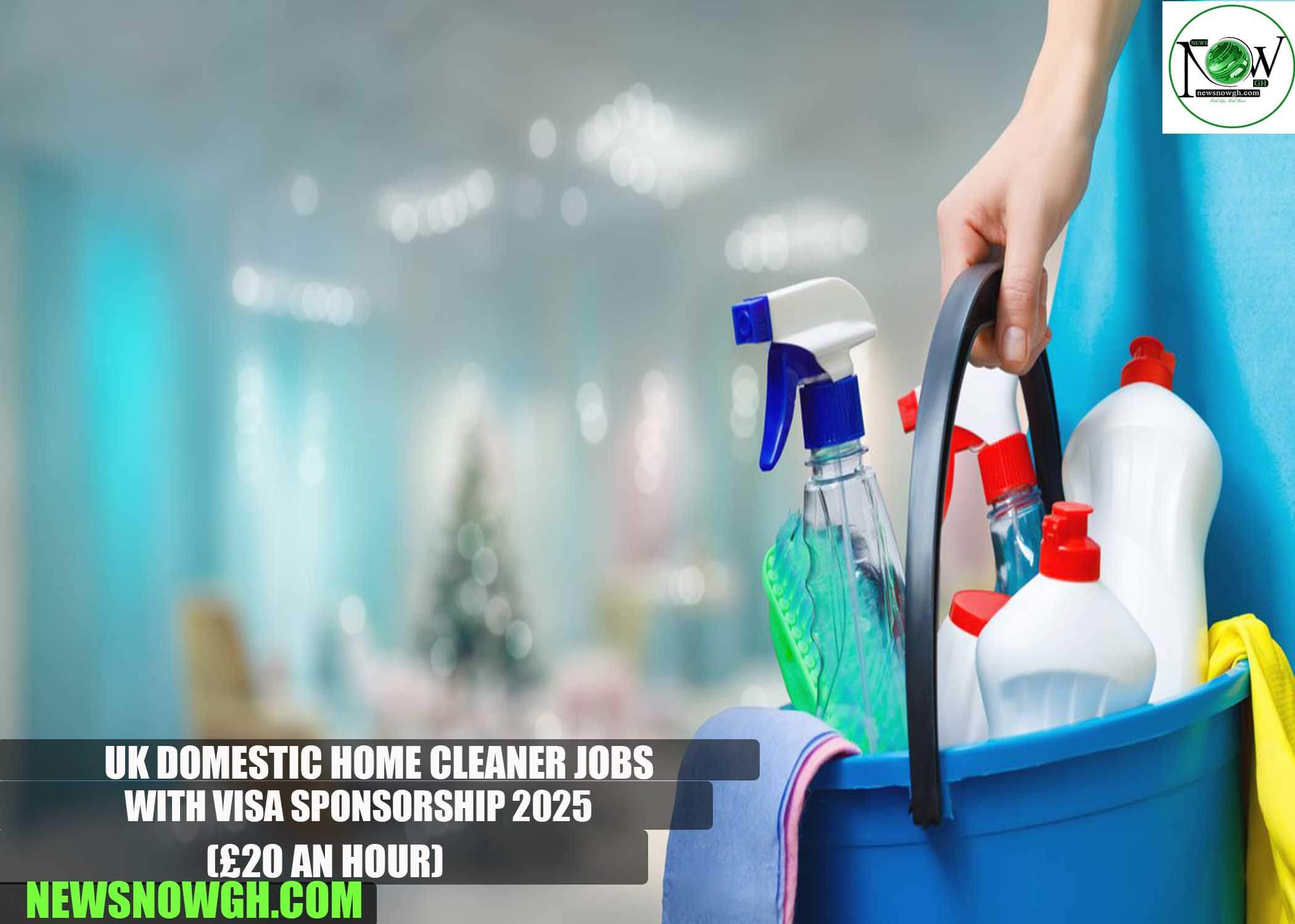 UK Domestic Home Cleaner Jobs with Visa Sponsorship