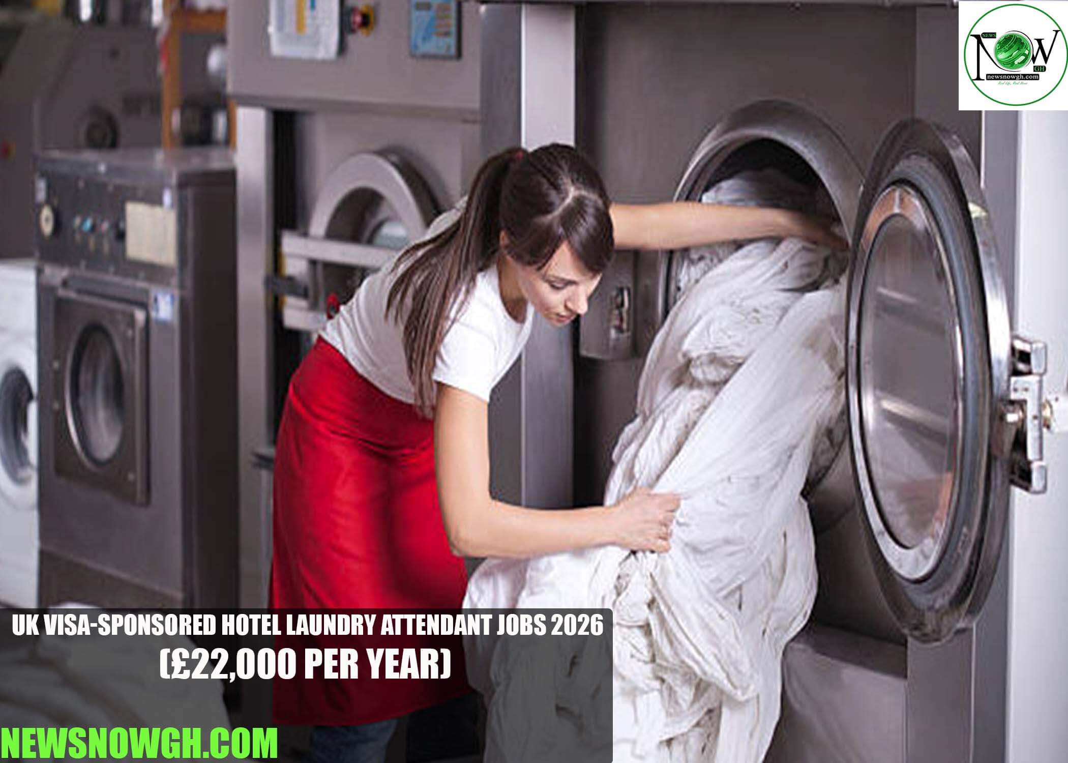 UK Visa-Sponsored Hotel Laundry Attendant Jobs