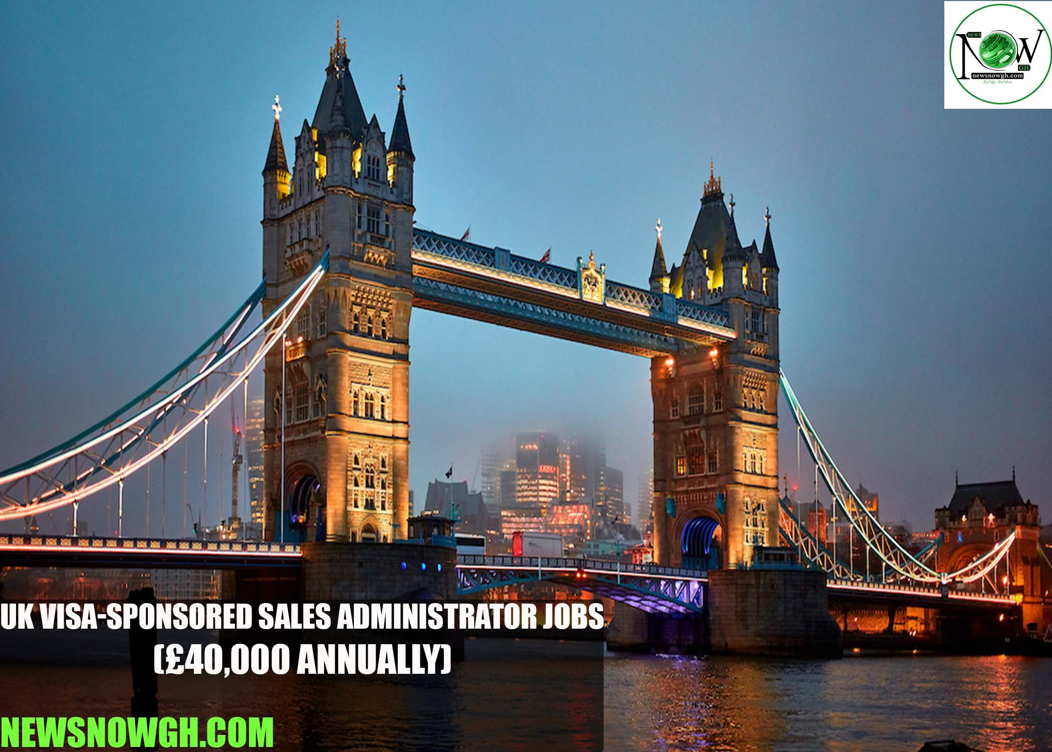 UK Visa-Sponsored Sales Administrator Jobs