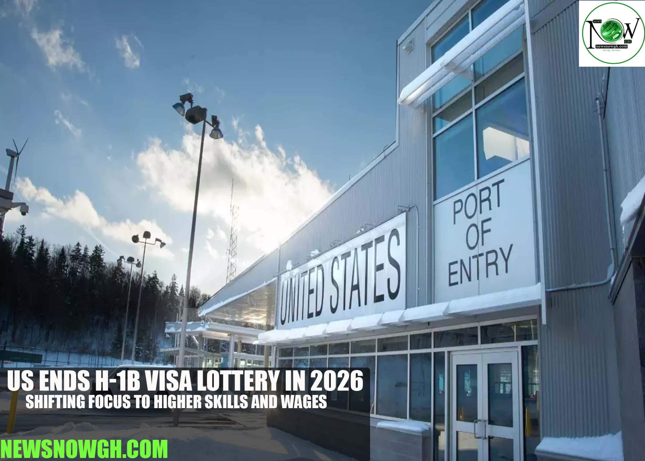 US Ends H-1B Visa Lottery in 2026, Shifting Focus to Higher Skills and Wages