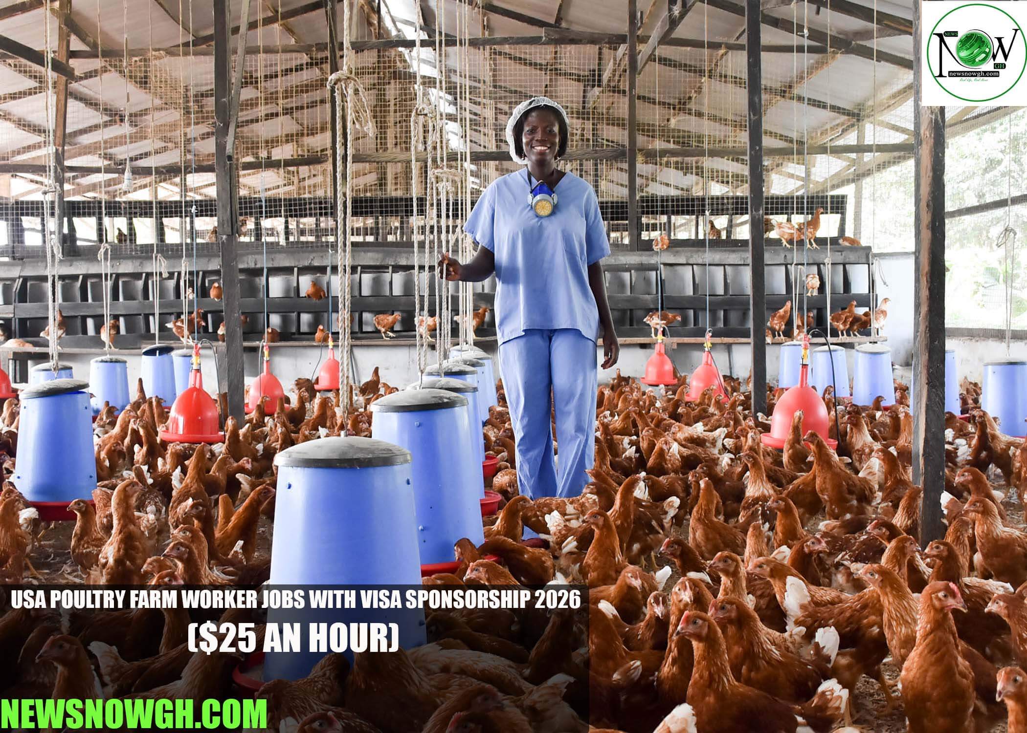 USA Poultry Farm Worker Jobs with Visa Sponsorship 2026