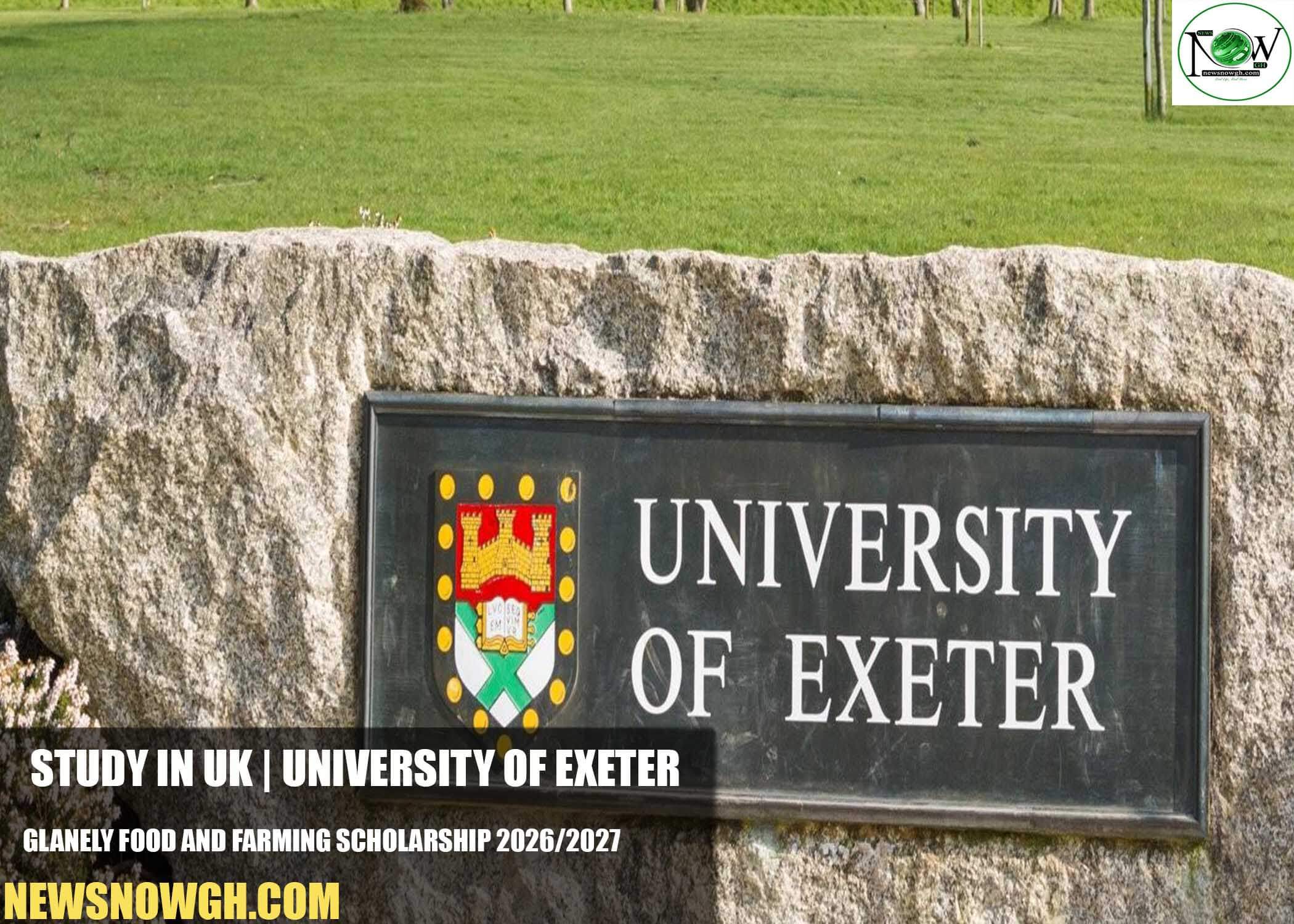 University of Exeter Glanely Food and Farming Scholarship