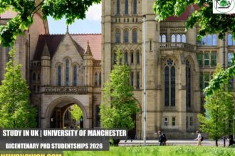 University of Manchester Bicentenary PhD Studentships