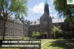 University of Toronto Provost's Postdoctoral Fellowship