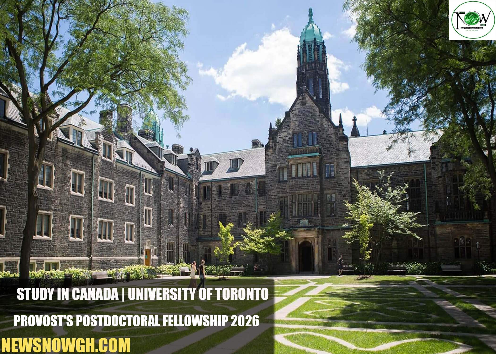 University of Toronto Provost's Postdoctoral Fellowship