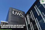 VLE Implementation Lead Job in UK 2025 | University of the West Scotland