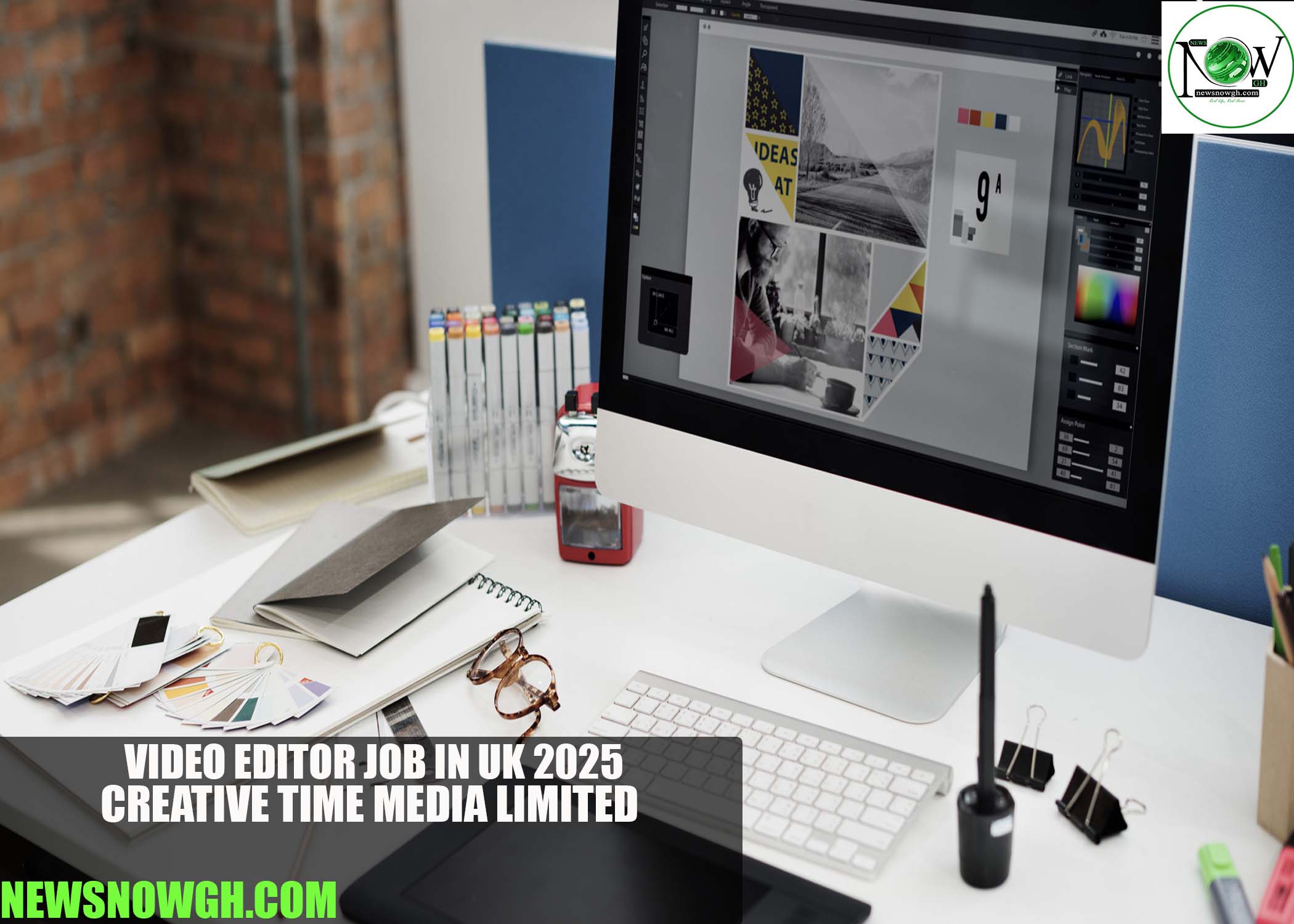 Video Editor Job in UK 2025 | Creative Time Media Limited
