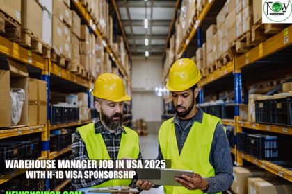 Warehouse Manager Job in USA 2025 with H-1B Visa Sponsorship