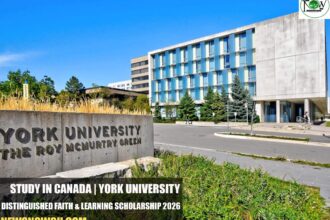 York University's Distinguished Faith & Learning Scholarship