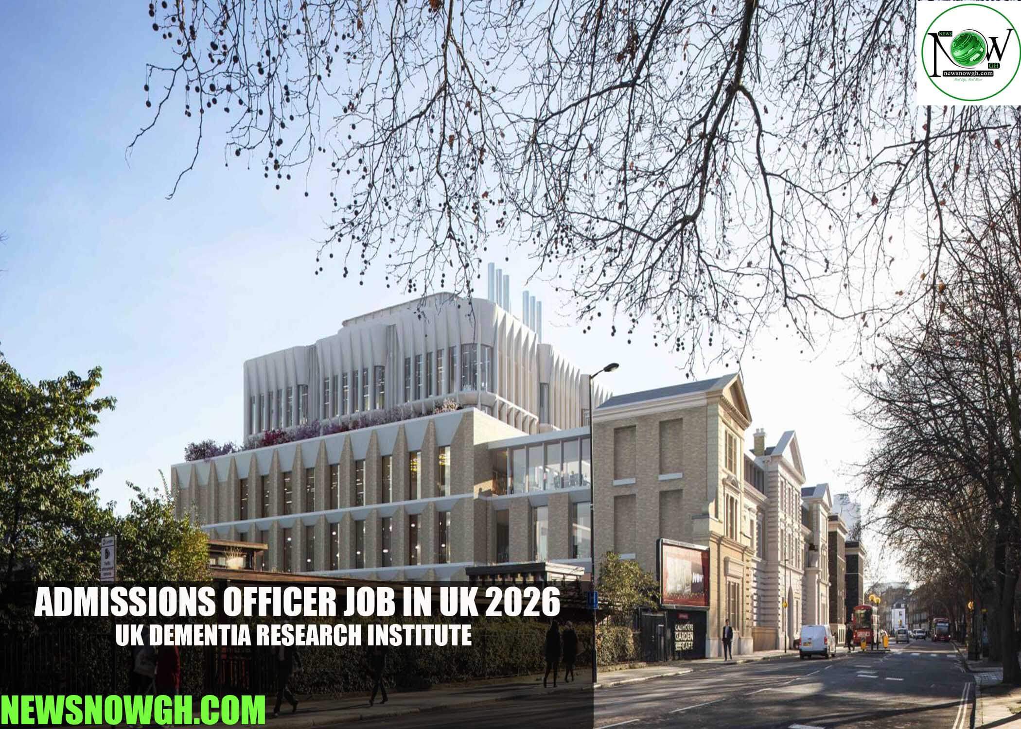 Admissions Officer Job in UK 2026 | UK Dementia Research Institute
