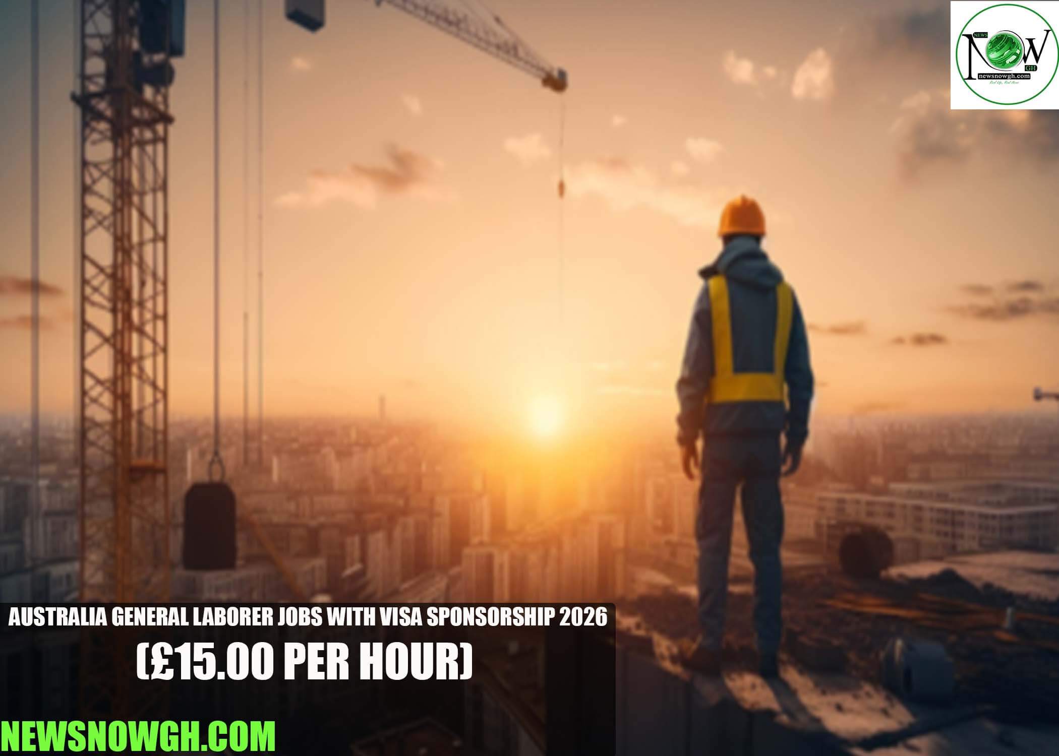 Australia General Laborer Jobs with Visa Sponsorship