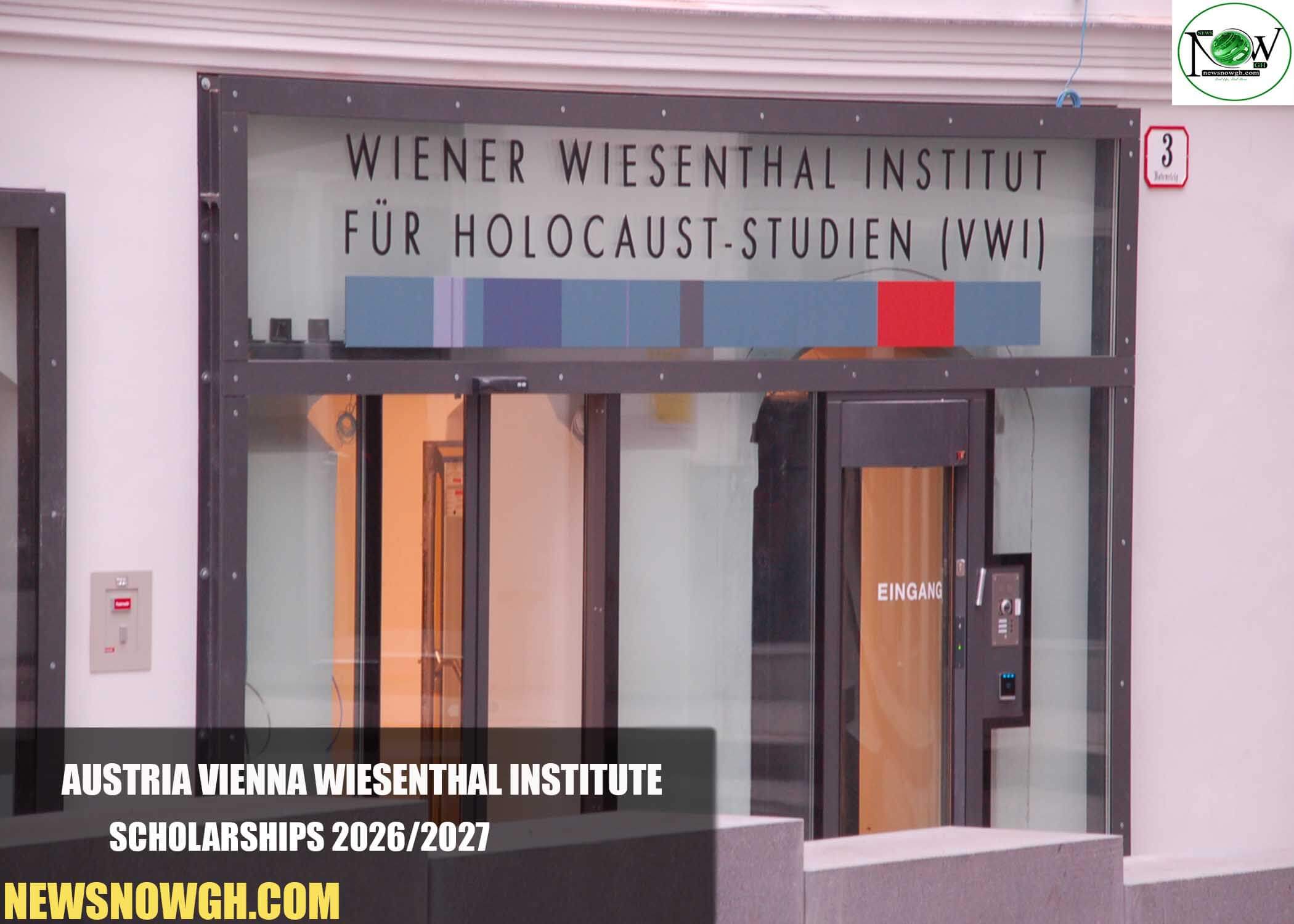Austria Vienna Wiesenthal Institute Scholarships