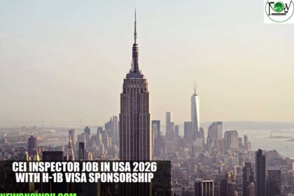 CEI Inspector Job in USA 2026 with H-1B Visa Sponsorship