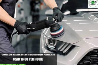 Canada Car Detailer Jobs with Visa and Work Permit 2026