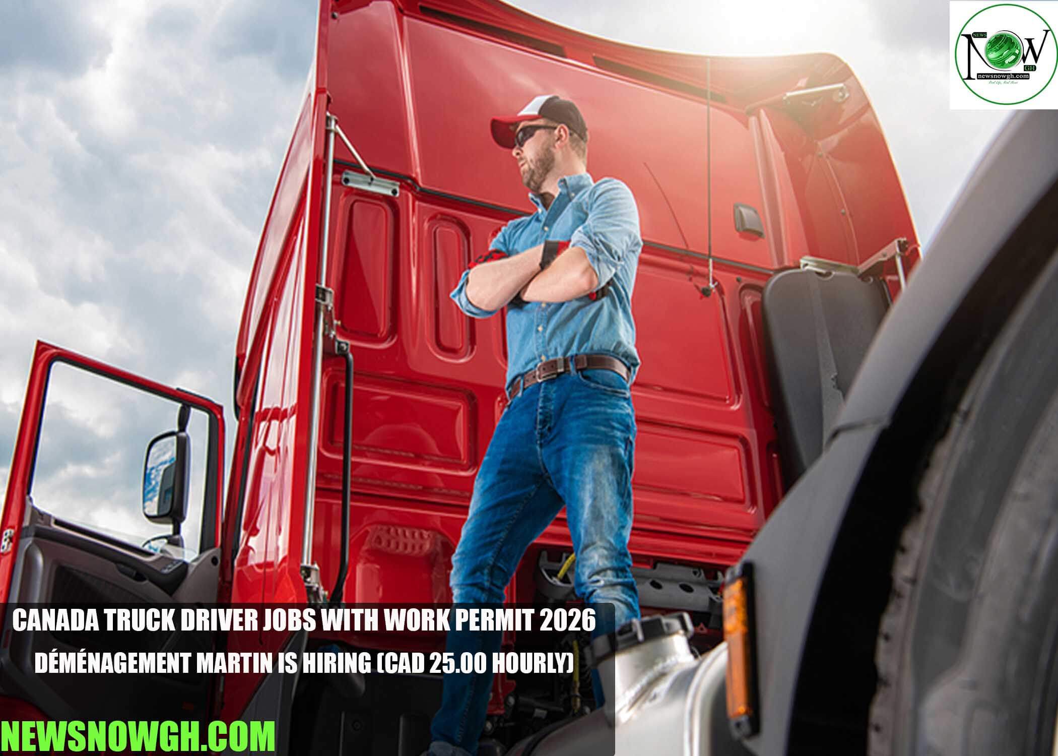Canada Truck Driver Jobs With Work Permit 2026