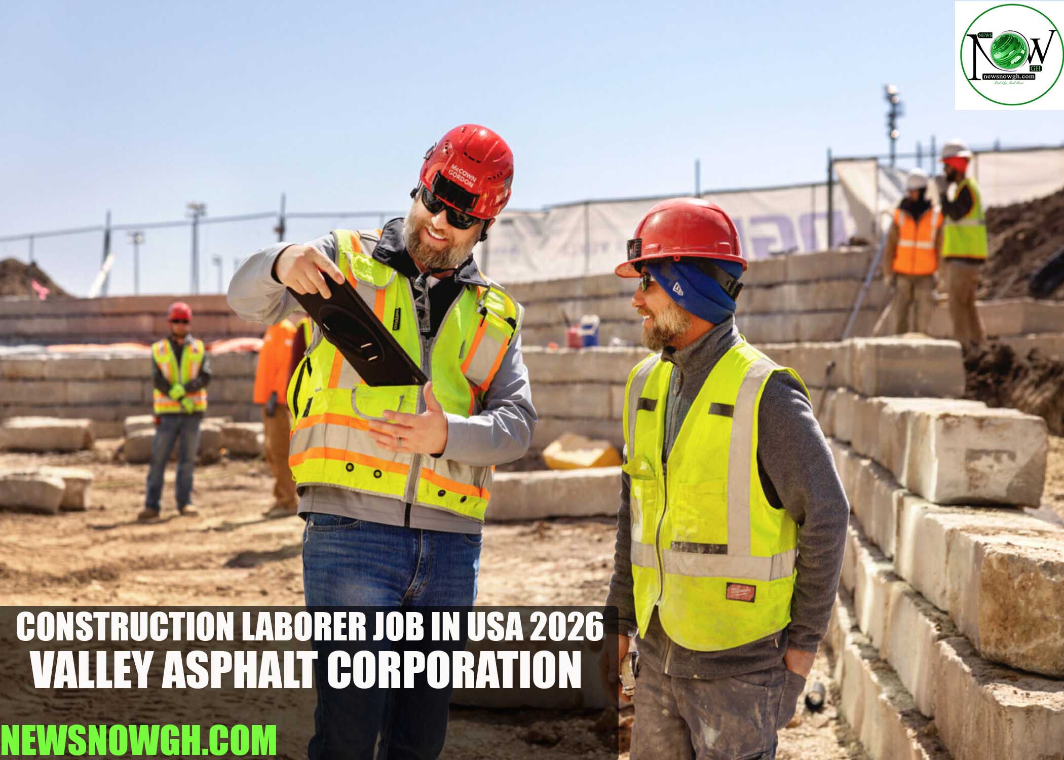 Construction Laborer Job in USA 2026 | Valley Asphalt Corporation