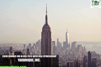 Crew Member Job in USA 2026 with Visa Sponsorship | YardNique, Inc.