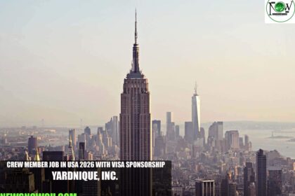 Crew Member Job in USA 2026 with Visa Sponsorship | YardNique, Inc.