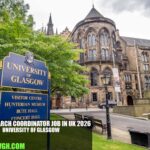 DHVL Research Coordinator Job in UK 2026 | University of Glasgow