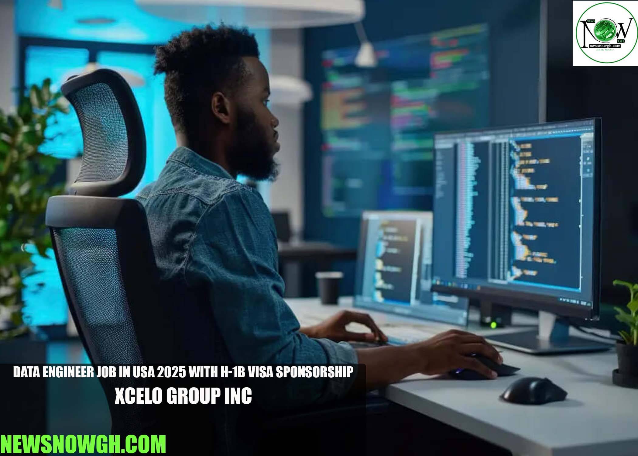 Data Engineer Job in USA 2025 with H-1B Visa Sponsorship | Xcelo Group Inc