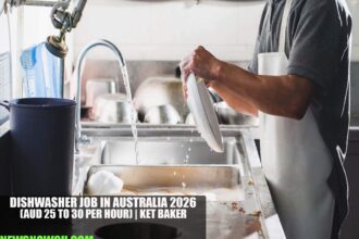 Dishwasher Job in Australia 2026 | Ket Baker