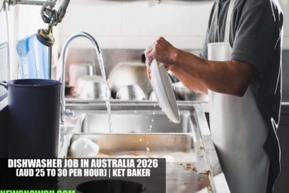 Dishwasher Job in Australia 2026 | Ket Baker