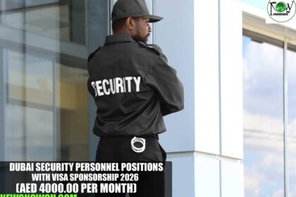 Dubai Security Personnel Positions