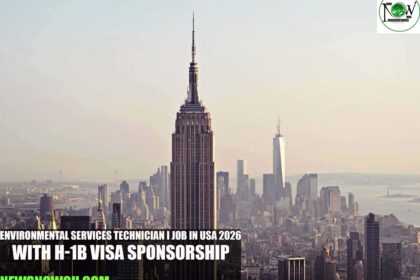 Environmental Services Technician I Job in USA 2026 with H-1B Visa Sponsorship
