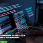 Front-End Developer Job in USA 2026 with H-1B Visa Sponsorship