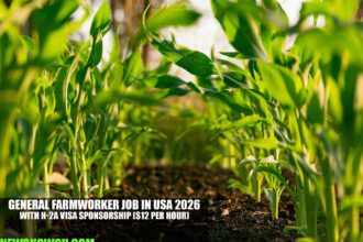 General Farmworker Job in USA 2026 with H-2A Visa Sponsorship