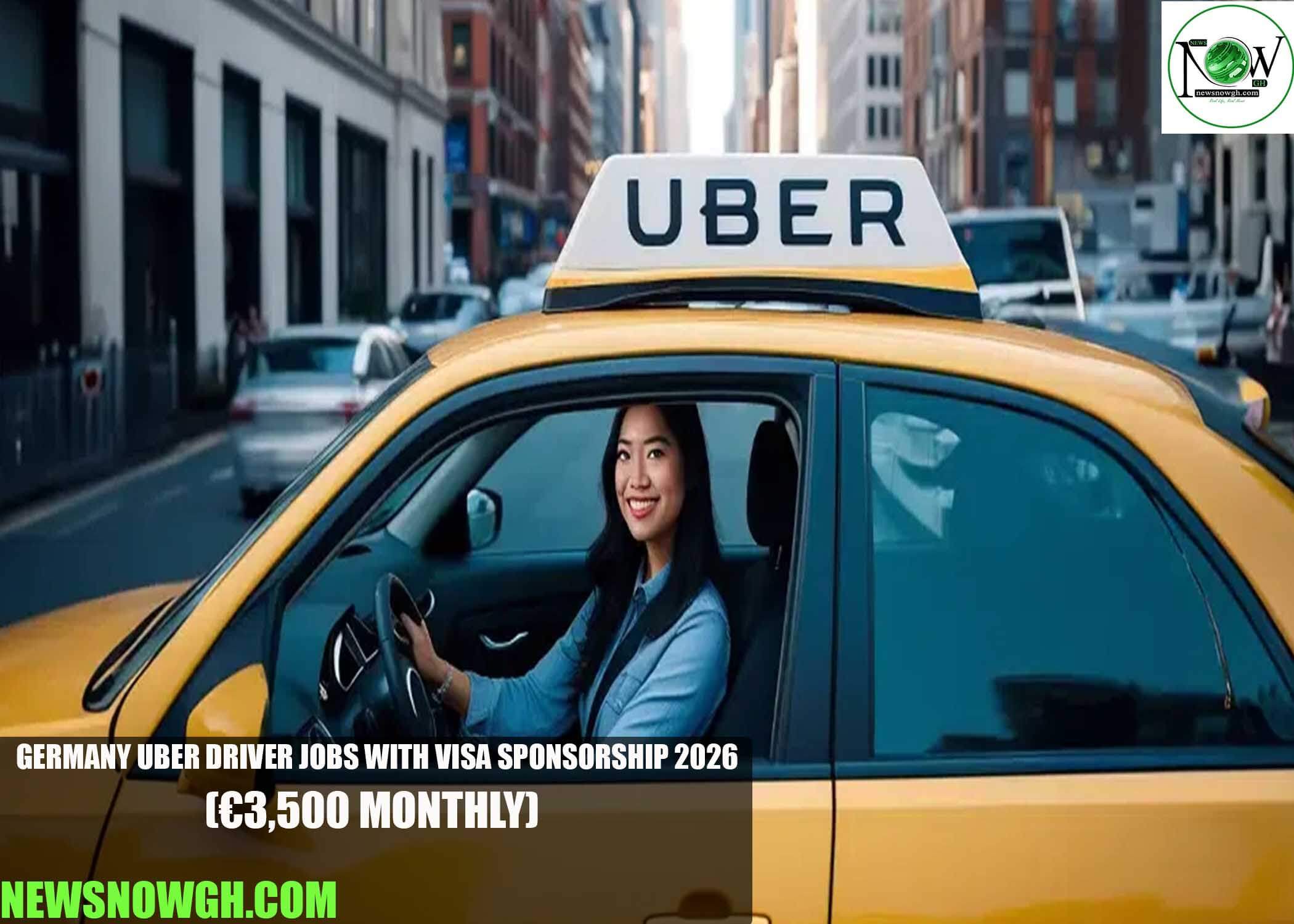Germany Uber Driver Jobs with Visa Sponsorship 2026