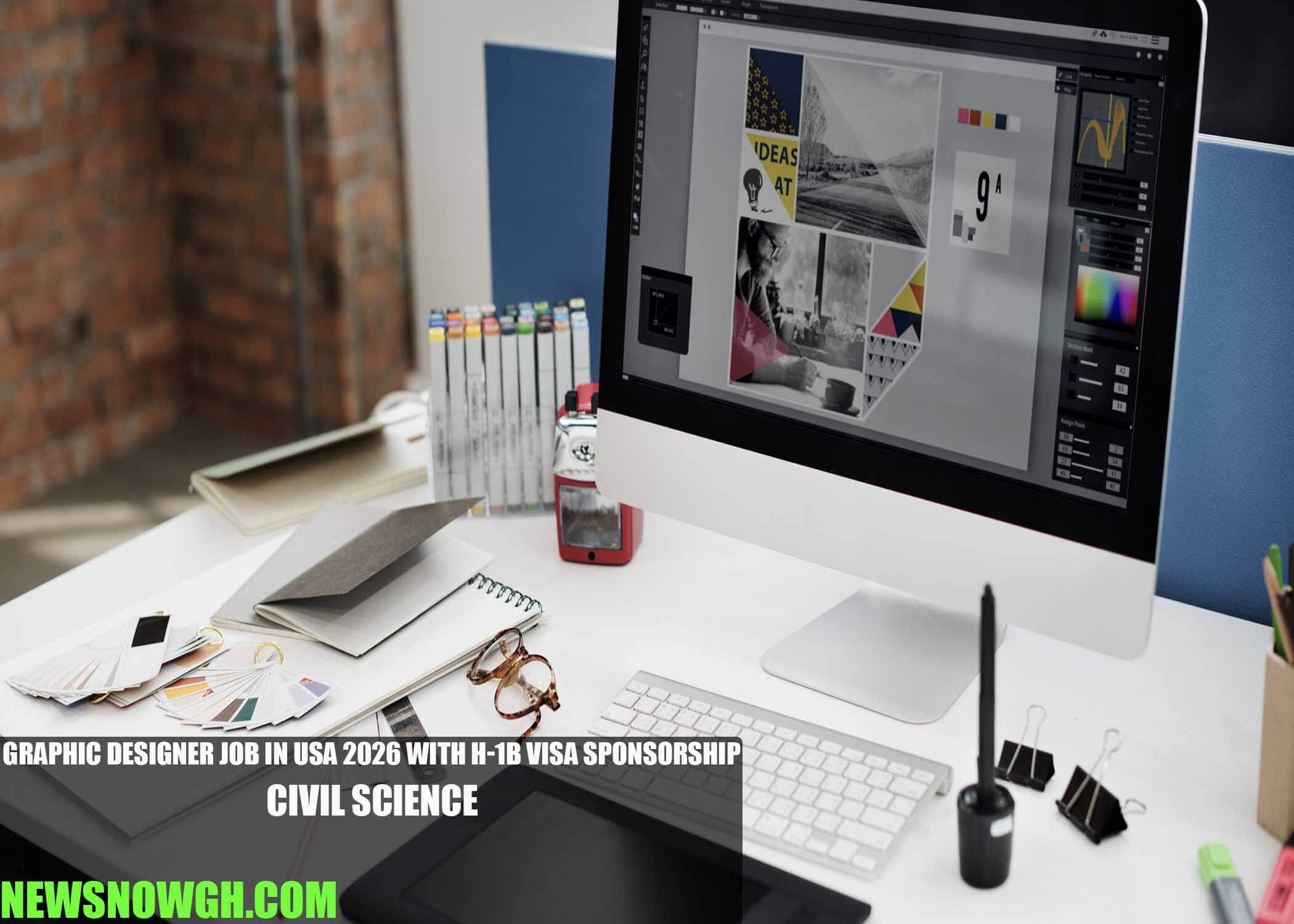 Graphic Designer Job in USA 2026 with H-1B Visa Sponsorship | Civil Science