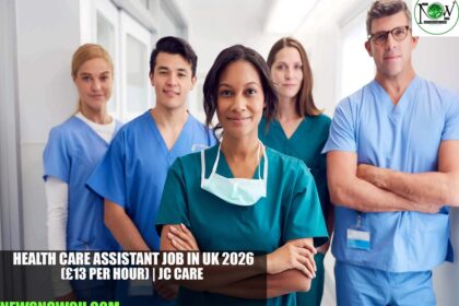 Health Care Assistant Job in UK 2026 | JC CARE