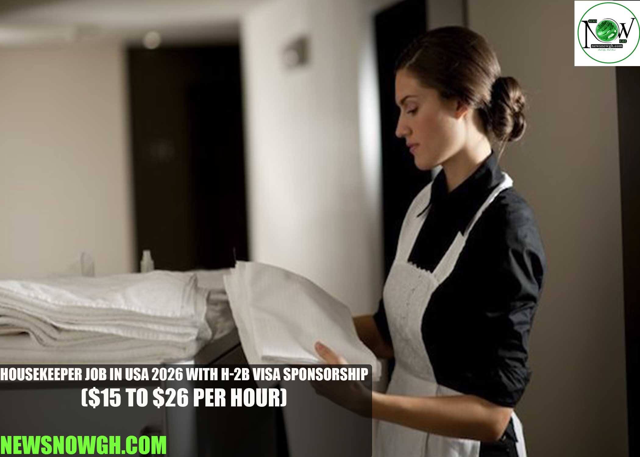 Housekeeping Jobs in USA 2026 with H-2B Visa Sponsorship