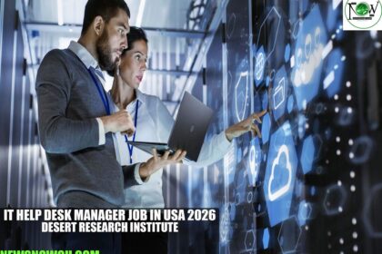 IT Help Desk Manager Job in USA 2026 | Desert Research Institute
