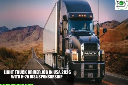 Light Truck Driver Job in USA 2026 with H-2A Visa Sponsorship