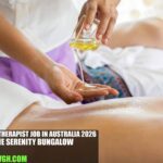 Massage Therapist Job in Australia 2026 | The Serenity Bungalow