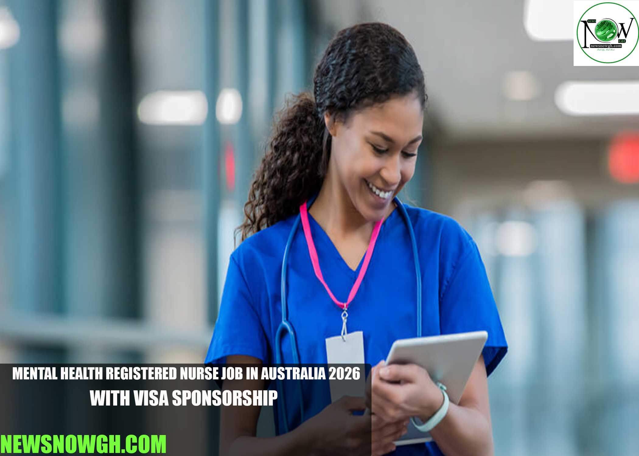 Mental Health Registered Nurse Job in Australia 2026 with Visa Sponsorship