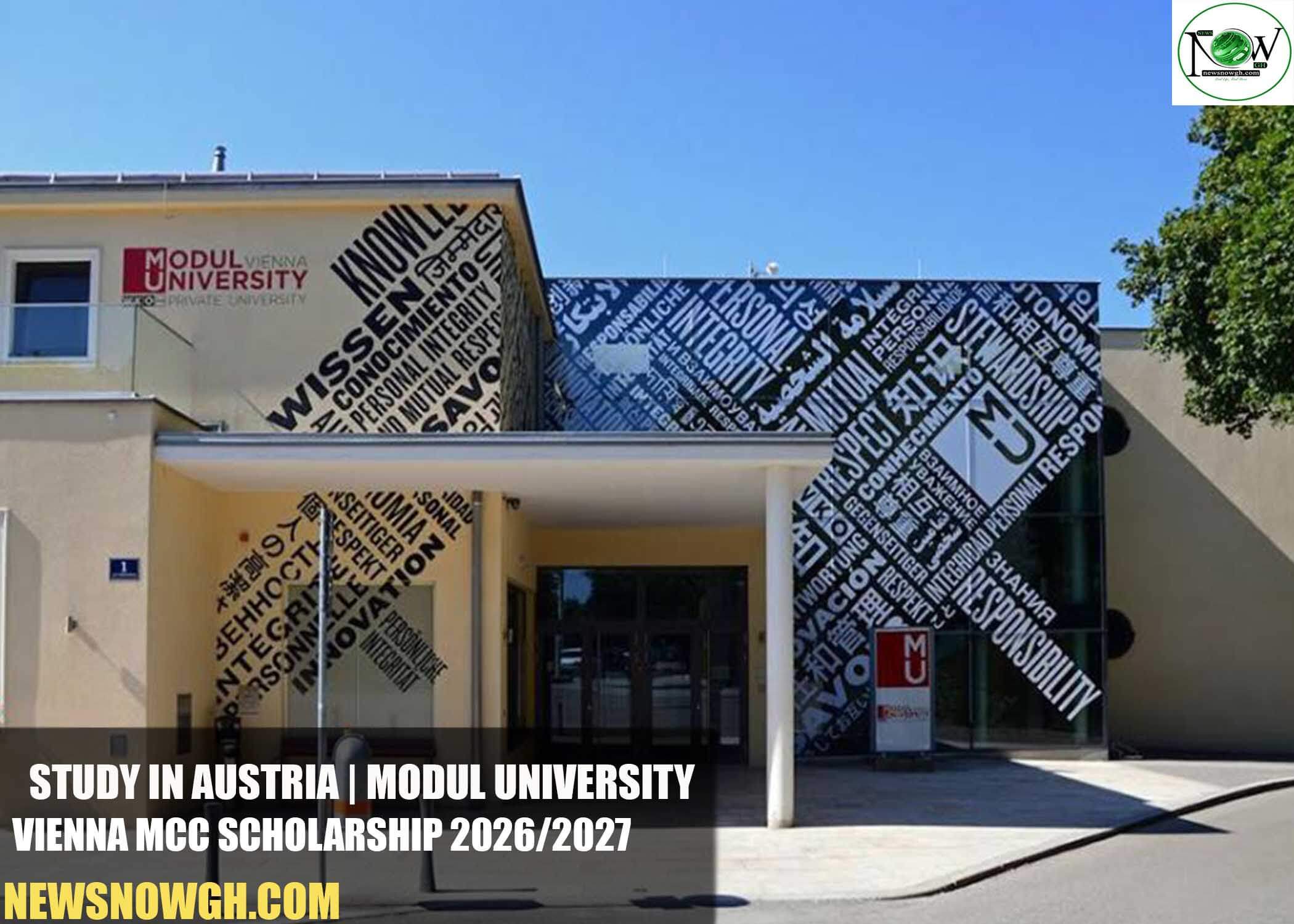 Modul University Vienna MCC Scholarship